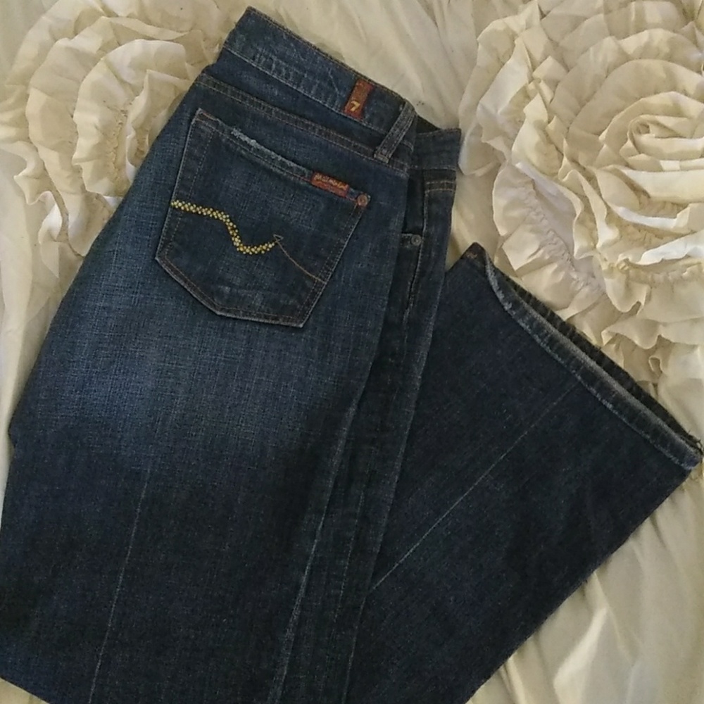 Womens size 30 Seven for all mankind blue jeans